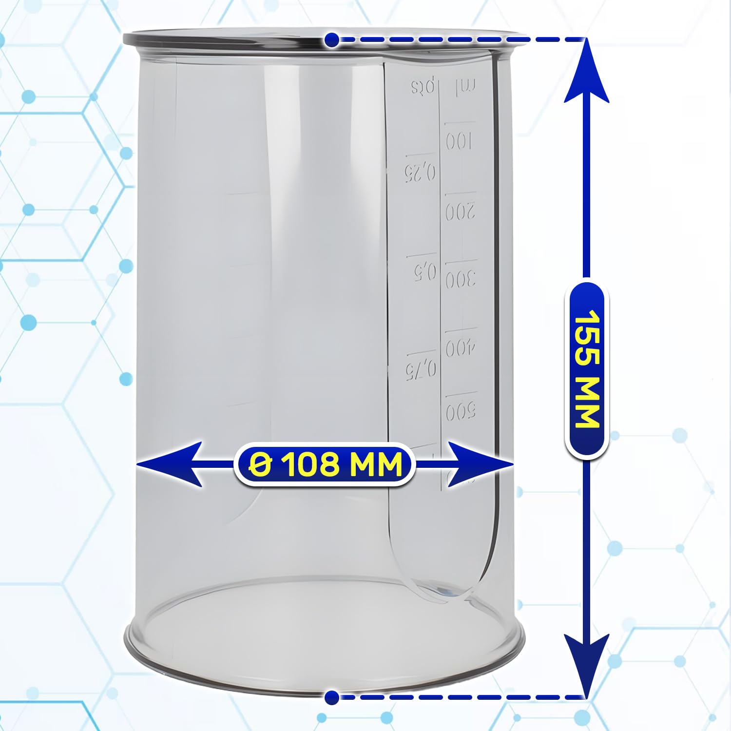 Messbecher Stabmixer 800ml - Ersatz Für Moulinex & Tefal