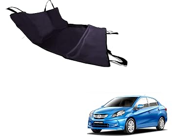 CuboDePlato Car Pet Rear Seat Cover Dog Hammock Make Black Red for Amaze Type-1