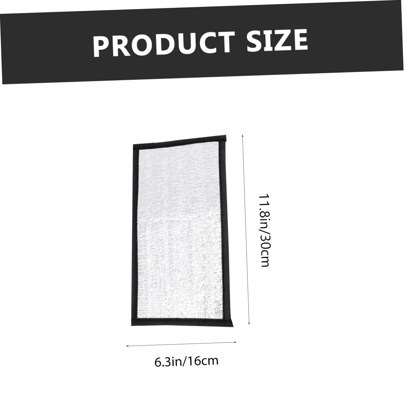 Happyyami 2pcs Small Reptile Warming Pad Reflective Heat Reptile Enclosure Insulation Mat Pet Heated Pad Winter Mat