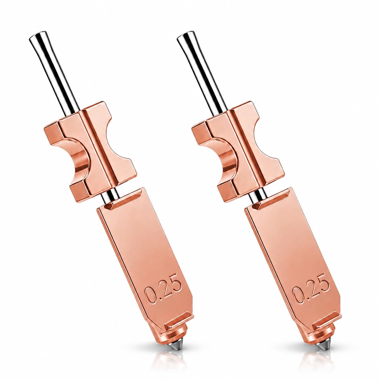 2Pcs Upgraded 0.25mm Integrated Nozzle for Flashforge Adventurer 5X, Quick Release Extruder Hotend Heating Block for Flashforge AD5X 3D Printer-image-31