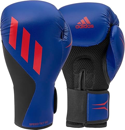 Miniatura 8 de Adidas Speed TILT 150 Guantes de boxeo  Guantes de boxeo de entrenamiento para hombres y mujeres  Guantes de bolsa pesada, guantes de kickboxing,