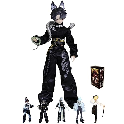 GNATAPIAY 1/12 BJD Dolls Blind Box,Kawaii MJD BJD Dolls The Past in Sicily Series 1/12 Ball Jointed Doll Collectable Action Figure Posable Dress Up Doll for Girls Birthday Party Gift Toys - 1 Box