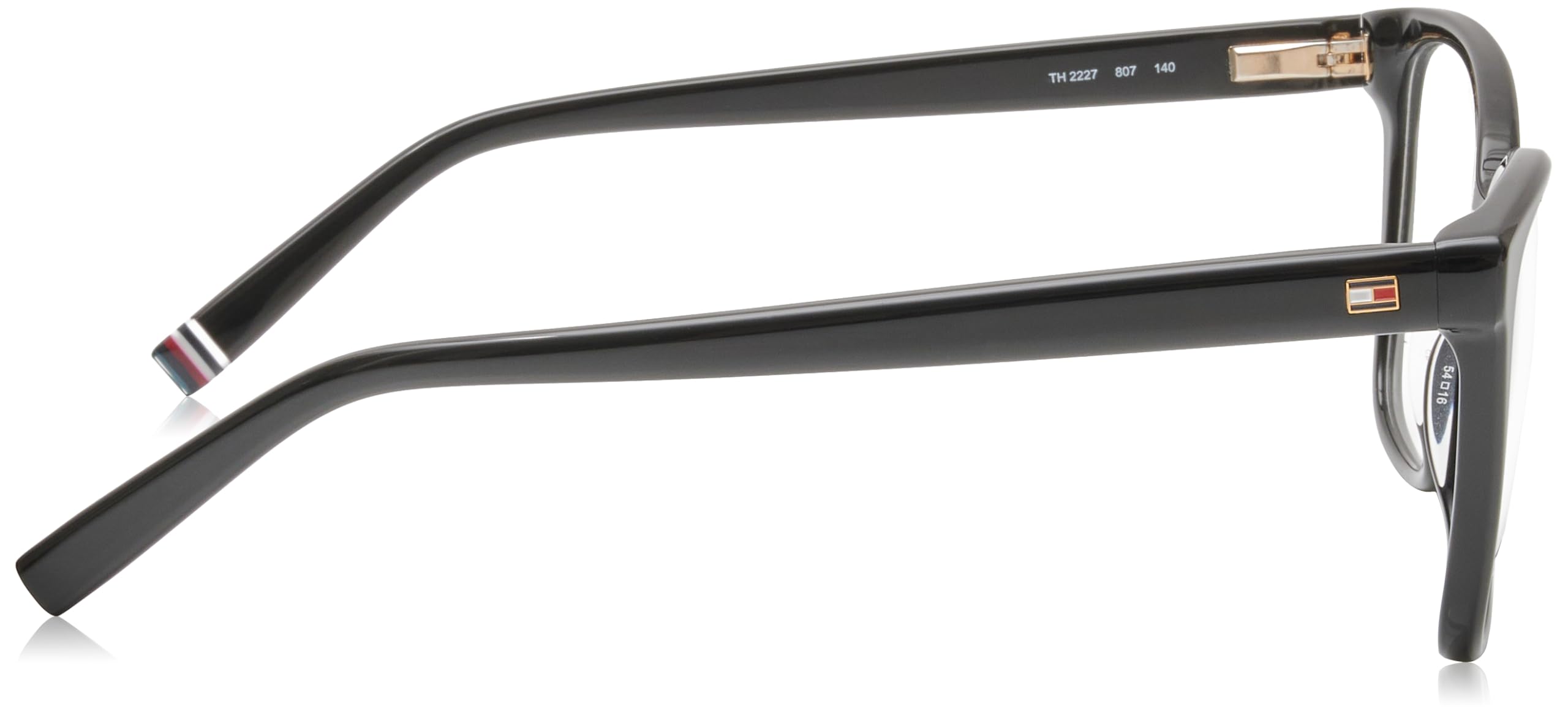 Tommy Hilfiger Occhiali - modello TH 2227, colore nero, lente 54 mm, ponte 16 mm