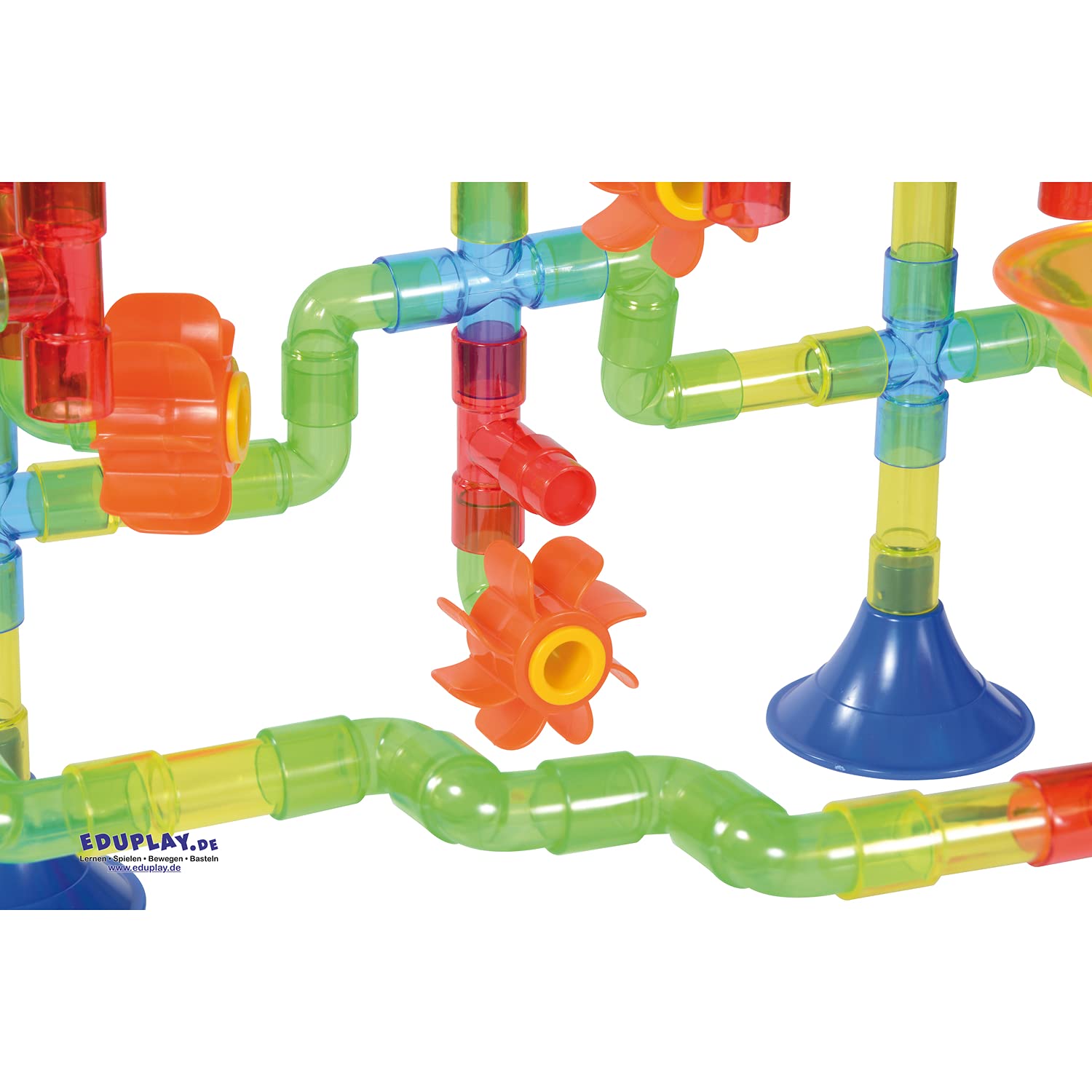 EDUPLAY 120703 Wasserbahn-Set Wasserlabyrinth, Mehrfarbig, 151-teilig (1 Set)