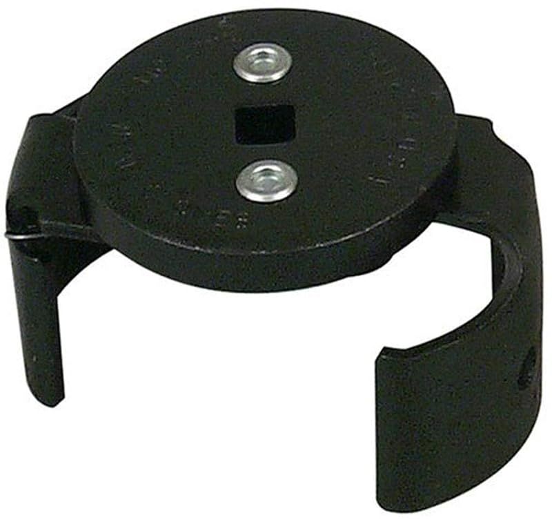 Chave para Filtro de Óleo Lisle 63250 com Ampla Faixa de Ajuste, 7,9 a 9,8 cm, Acionamento de 9,5 mm