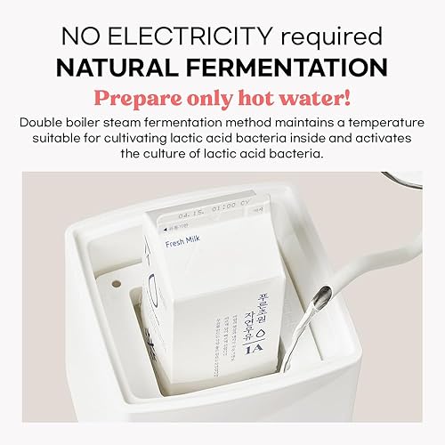 Miniatura 3 de ROICHEN MINEW YOGURT MAKER, YOGURT CASERO, HECHO EN COREA, NO ELÉCTRICO, FÁCIL HACER YOGURT