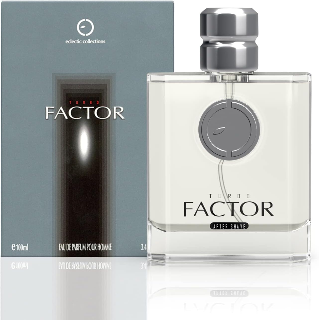 Eclectic Collections Factor Turbo Eau De Parfum Spray For Men, 3.4 Ounce