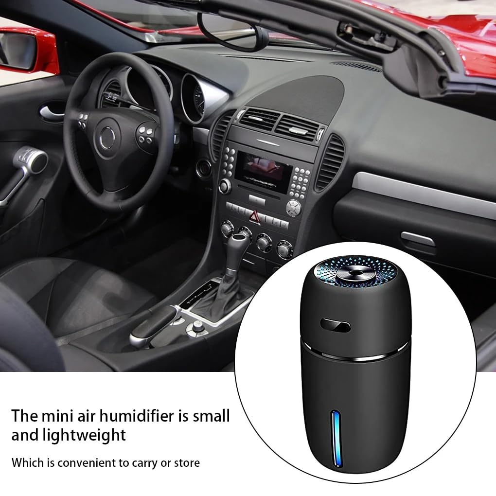 200ML Auto Luftbefeuchter Portable Air Moistener Duft Diffuser USB Luftbefeuchter Nachtlampe Auto Diffuser Automatisches Öl Aroma