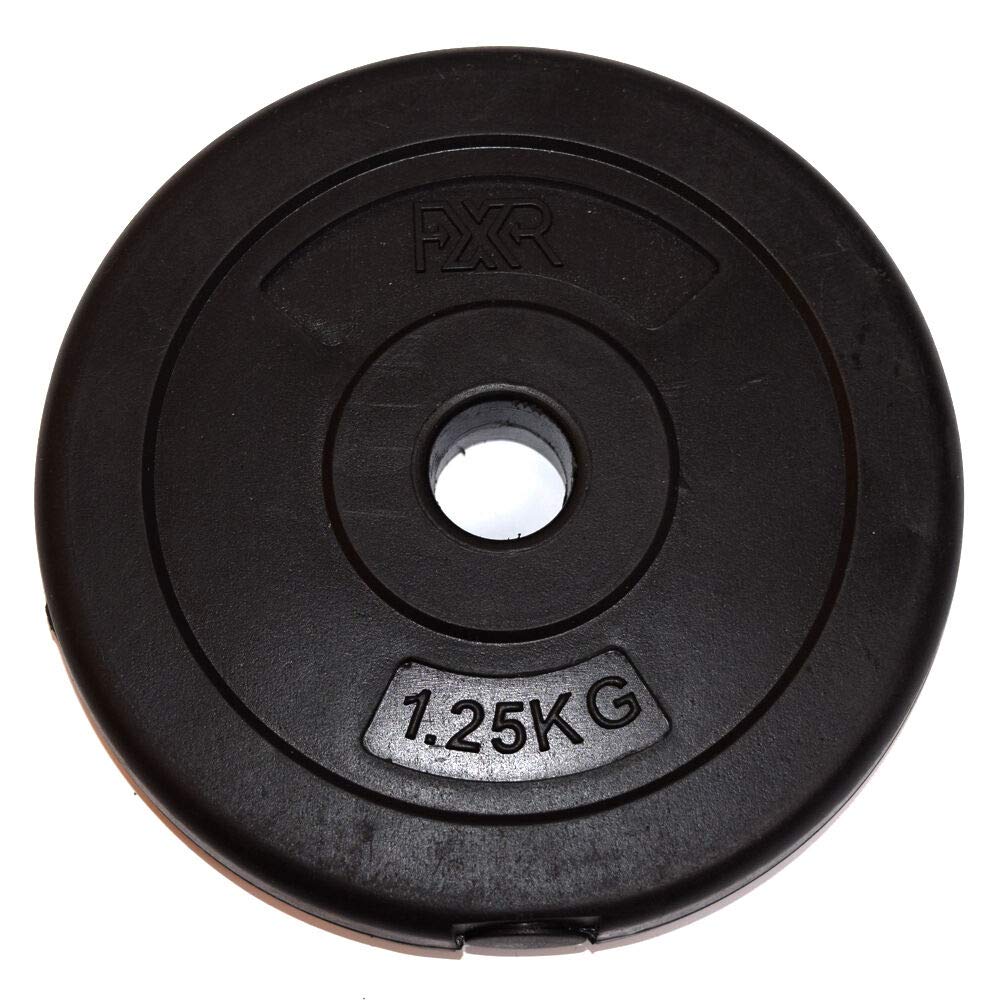 FXR Sports 1" Standard Vinyl Weight Plates (2 x 1.25kg)