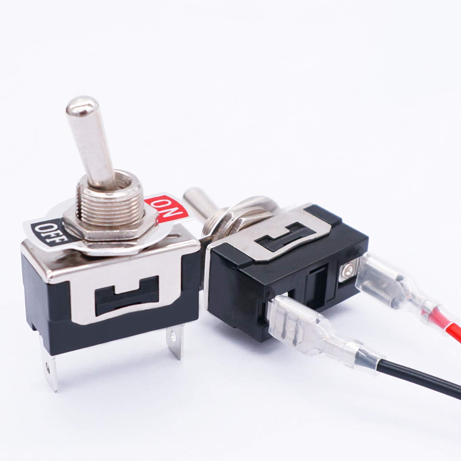 4 Interruttori A Levetta LED Blu E Rossa - ON/OFF 20A/12V, Impermeabili Per Auto, Barca E Camper - Foto 5