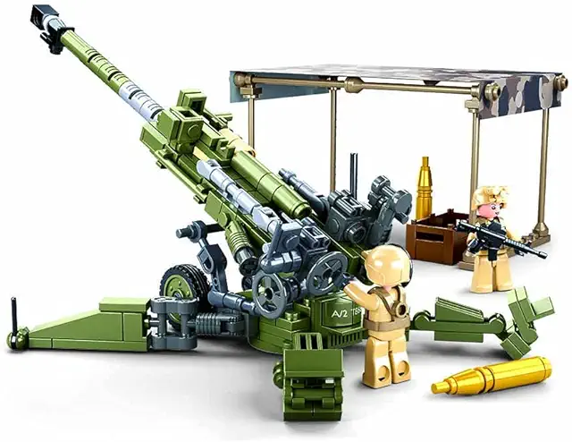 Sluban M777 Howitzer 258 Stück - Militär Bausteine Set für Kinder