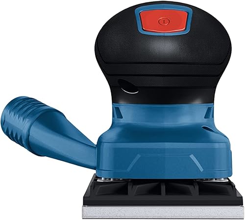 Miniatura 4 de BOSCH GSS12V-40N Lijadora de acabado orbital sin escobillas de 12 V Max con bolsa de polvo, hoja de 1/4 y 1/3 (herramienta desnuda)