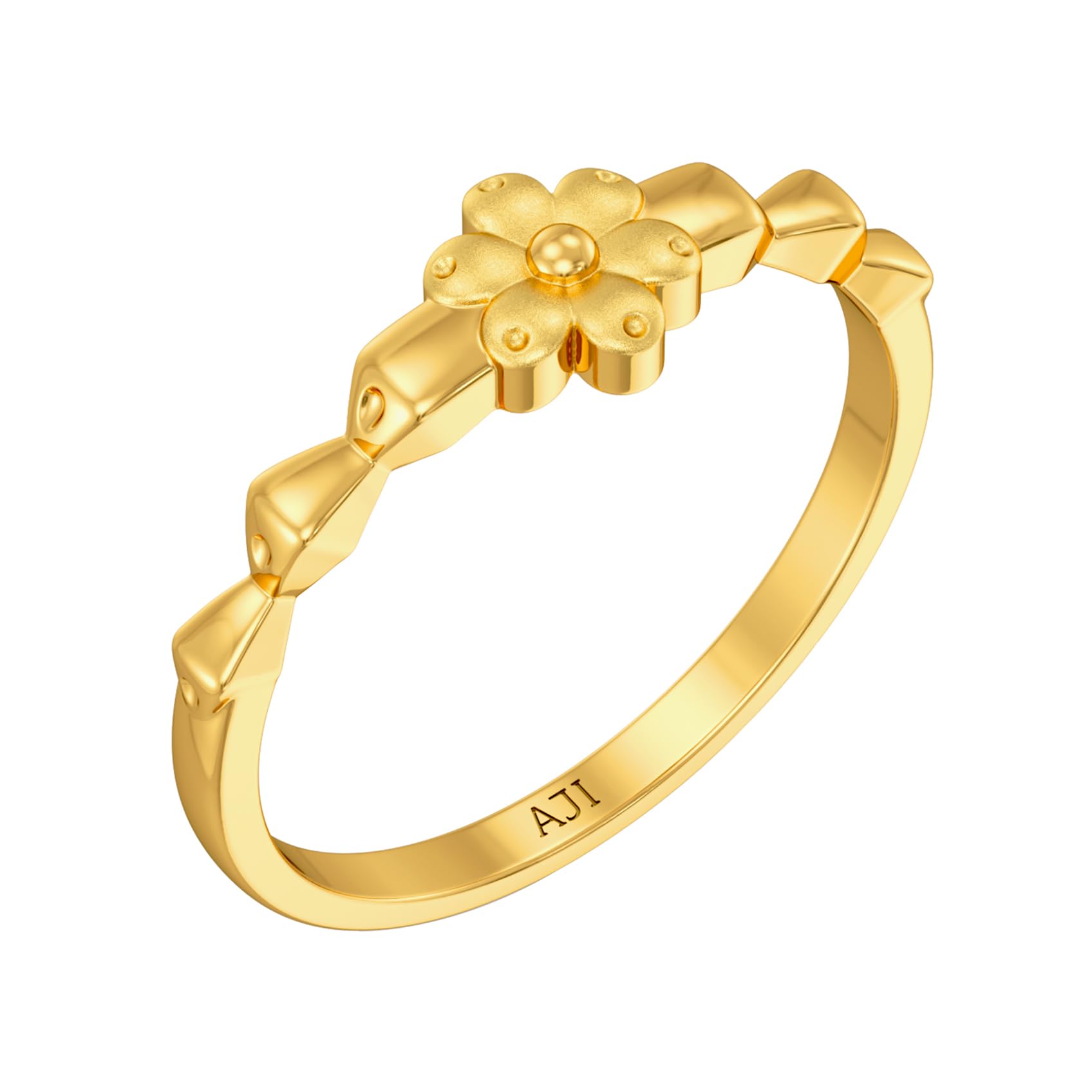22KT 916 Purity Gold Floral Kid's Ring for Kids