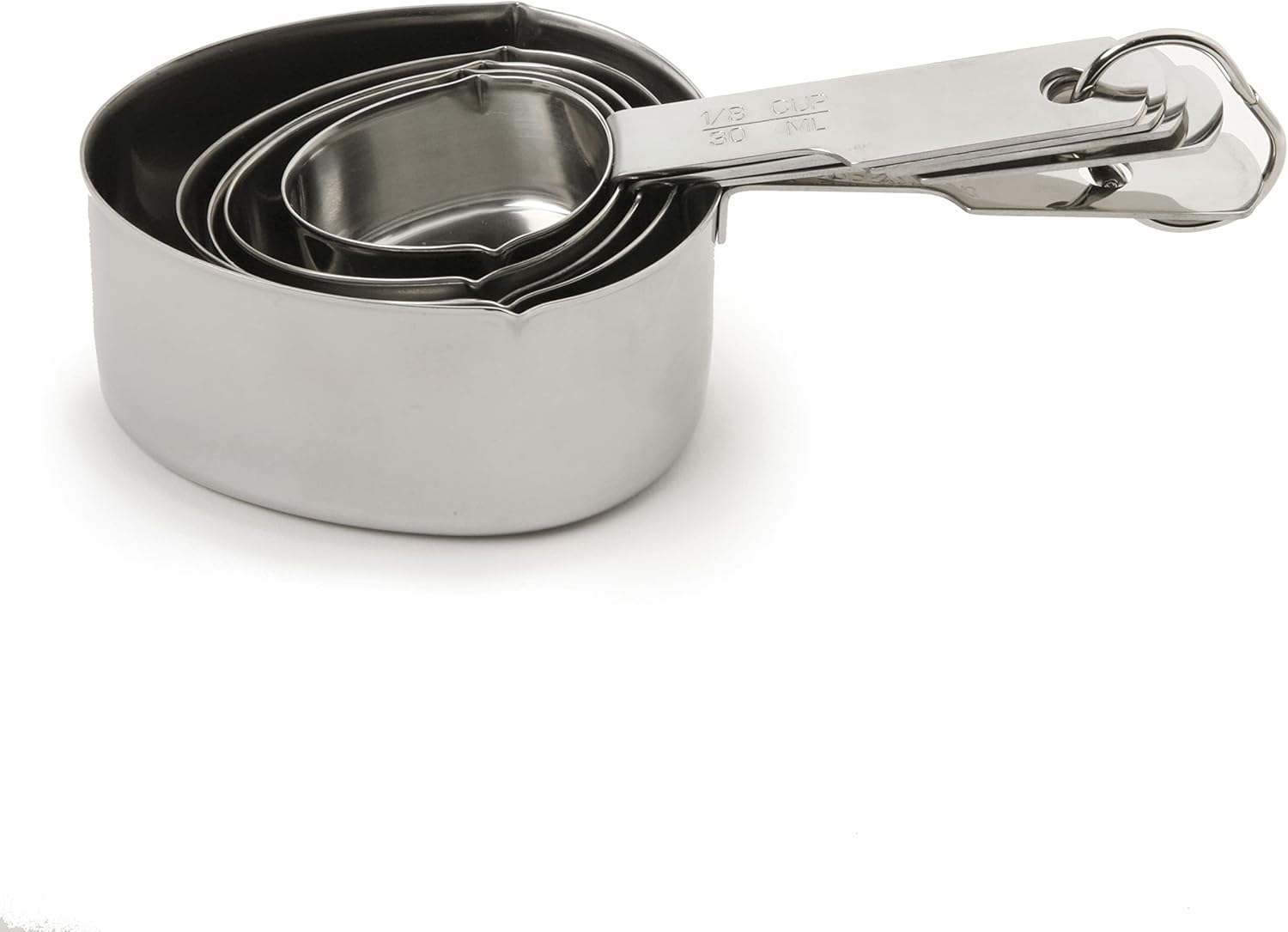 Norpro Set Stainless Steel 5 Piece Measuring Cup, One Size, (3057)