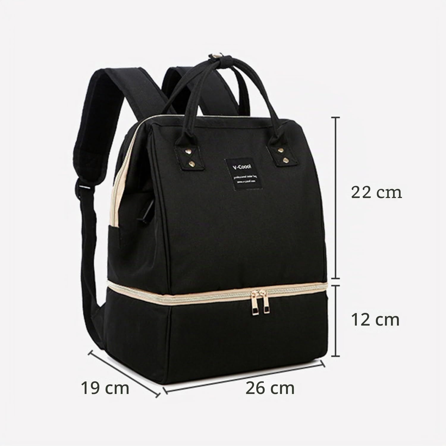 Bolsa Termica Biberon Leche Materna Nevera Isotermica Porta Biberones Bebe, 2 Bolsas de Hielo Incluidas