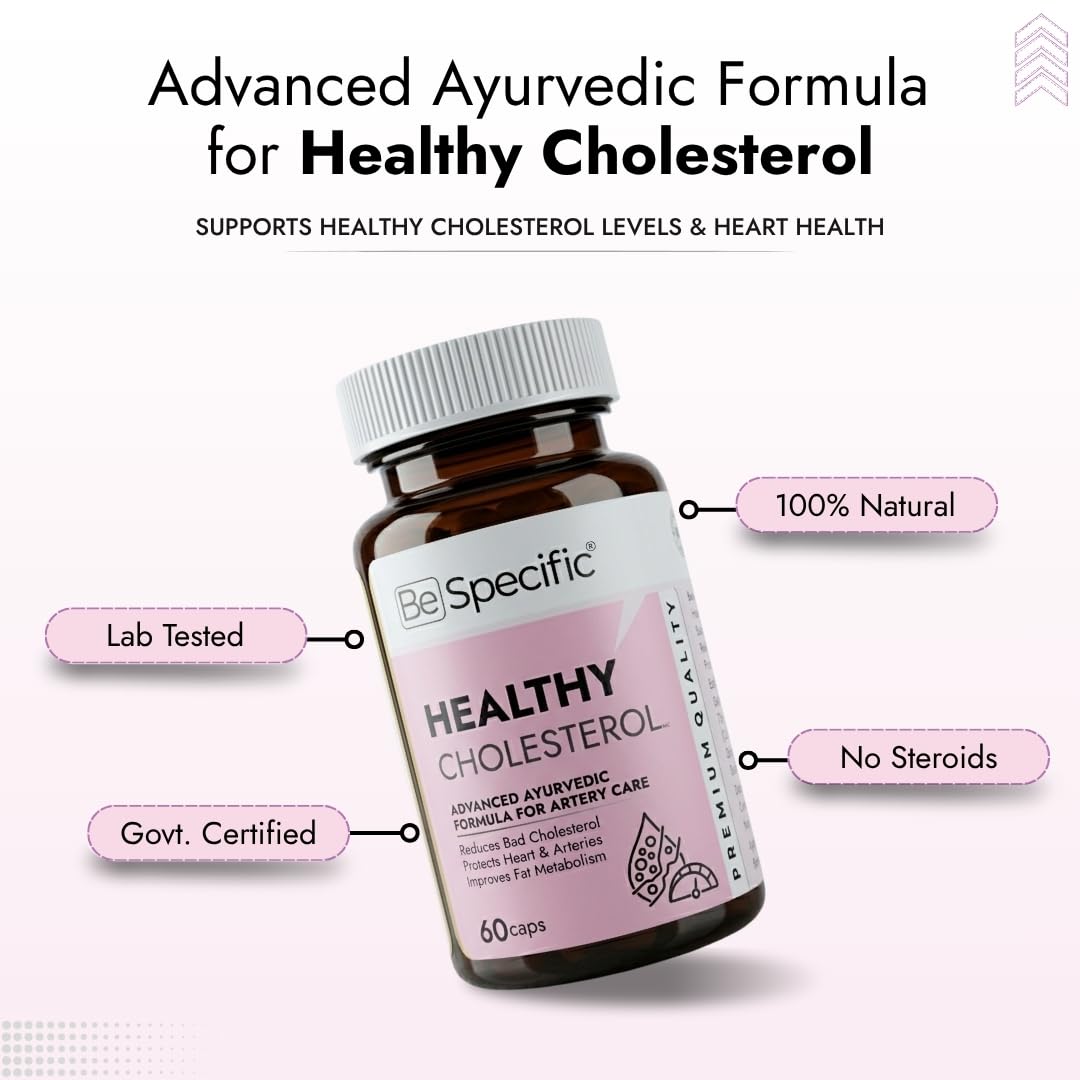 Cholesterol Care Ayurvedic Medicine (Lab -Tested) | Advanced Ayurvedic Formula for Cholesterol Control | Supports Cholesterol Balance, Heart Health & Circulation | Natural Lipid Support & Daily Wellness Formula — Amazon image 3