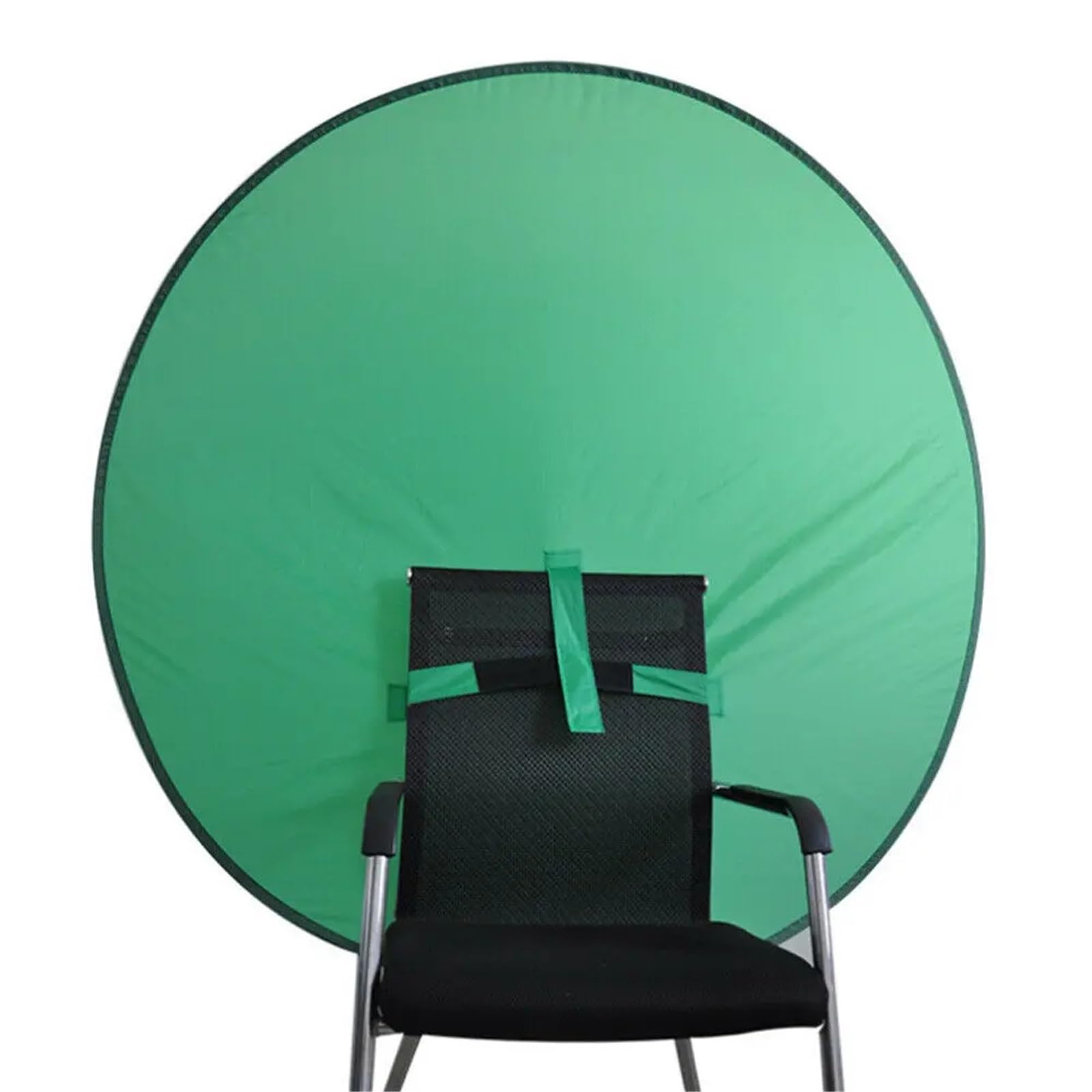 Sfondi da studio in poliestere lavabili, sfondo verde per lo streaming live riunioni Zoom (dimensioni: 75 a 142 cm)(142 cm)