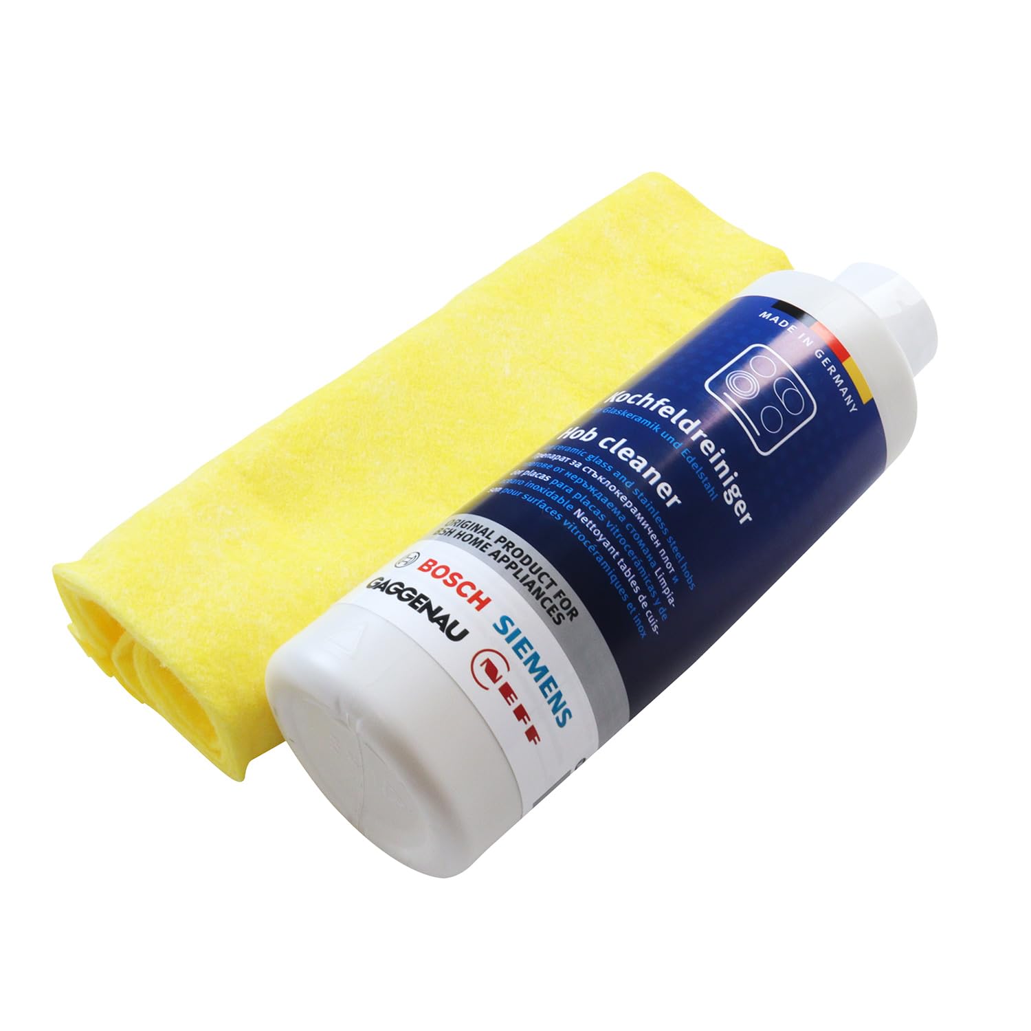 Bosch 311502 Set Pulizia e Cura di Superfici in Vetroceramica e Acciaio