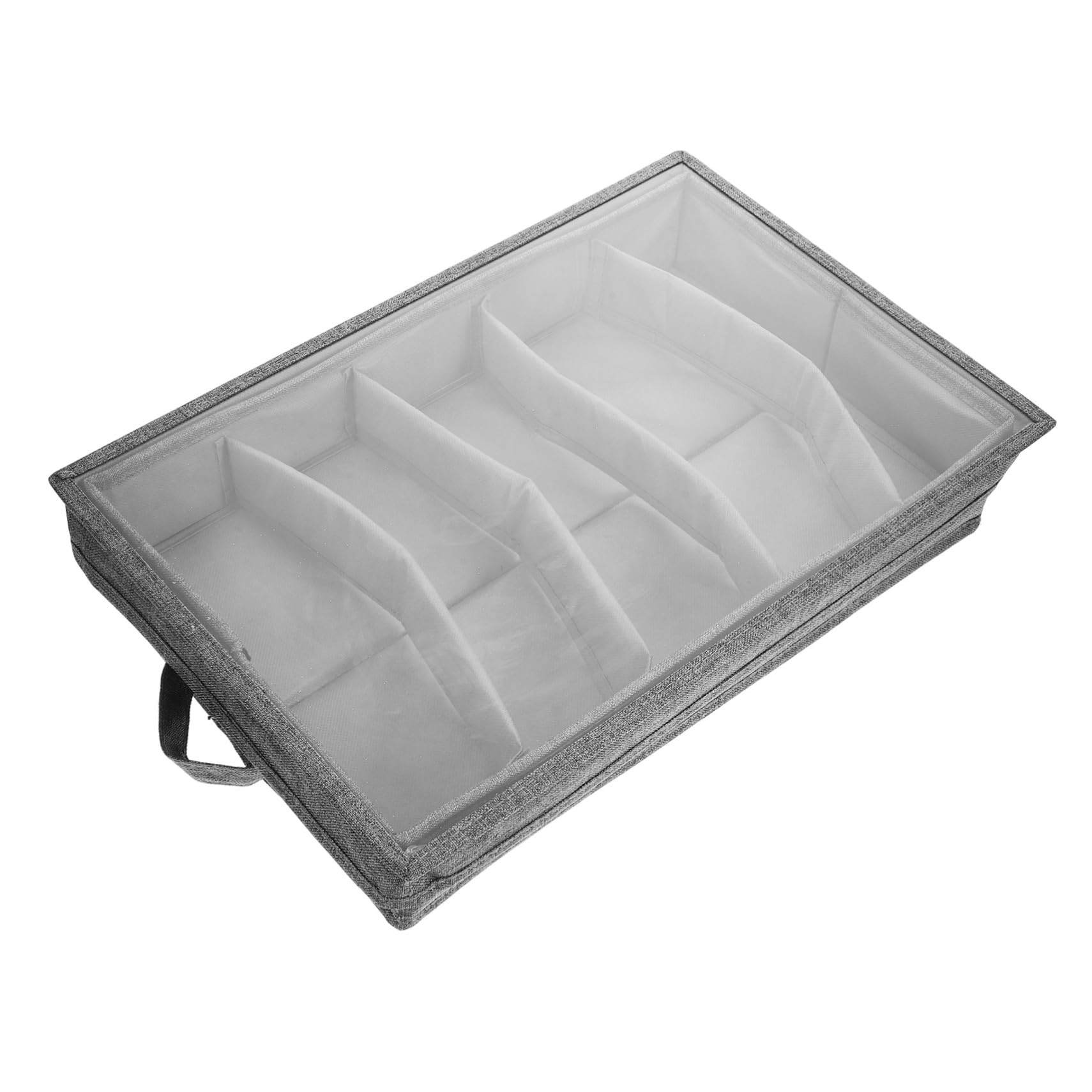 Ipetboom Estuche para Guardar Cubiertos con Divisores Organizador de Vajilla de Caja para Utensilios Cocina