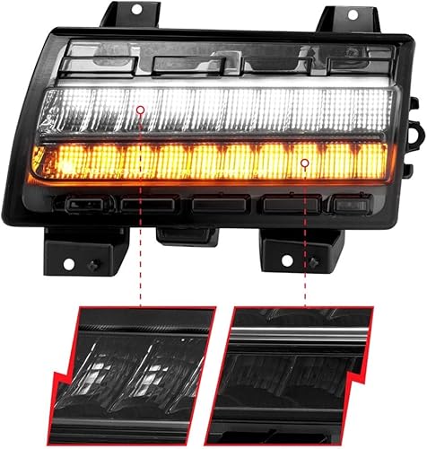 Miniatura 2 de ANZO (511088) Wrangler 18-21Gladiator 20+ luces LED de marcador lateral humo con señal secuencial