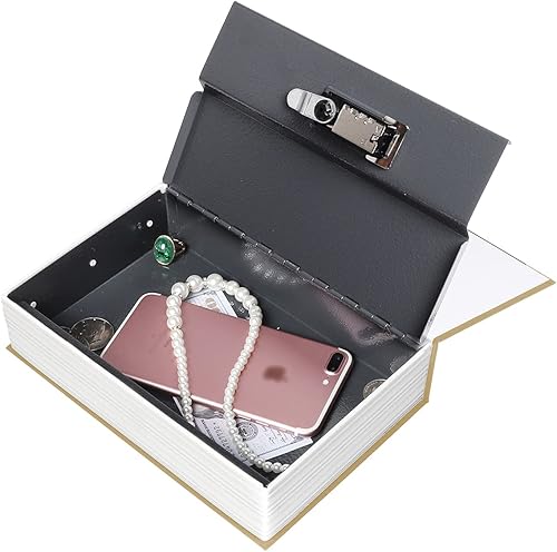 Miniatura 3 de Lovndi Secret - Cerradura con combinación de libros, caja fuerte para dinero oculto para oficina en casa, caja de seguridad, 9.5 x 6.2 x 2.2