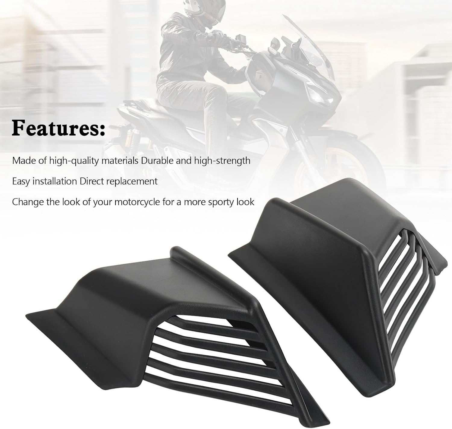 Side Wing Spoiler Motorcycle Front Spoiler Wind Winglets for HONDA ADV150 2019-2022