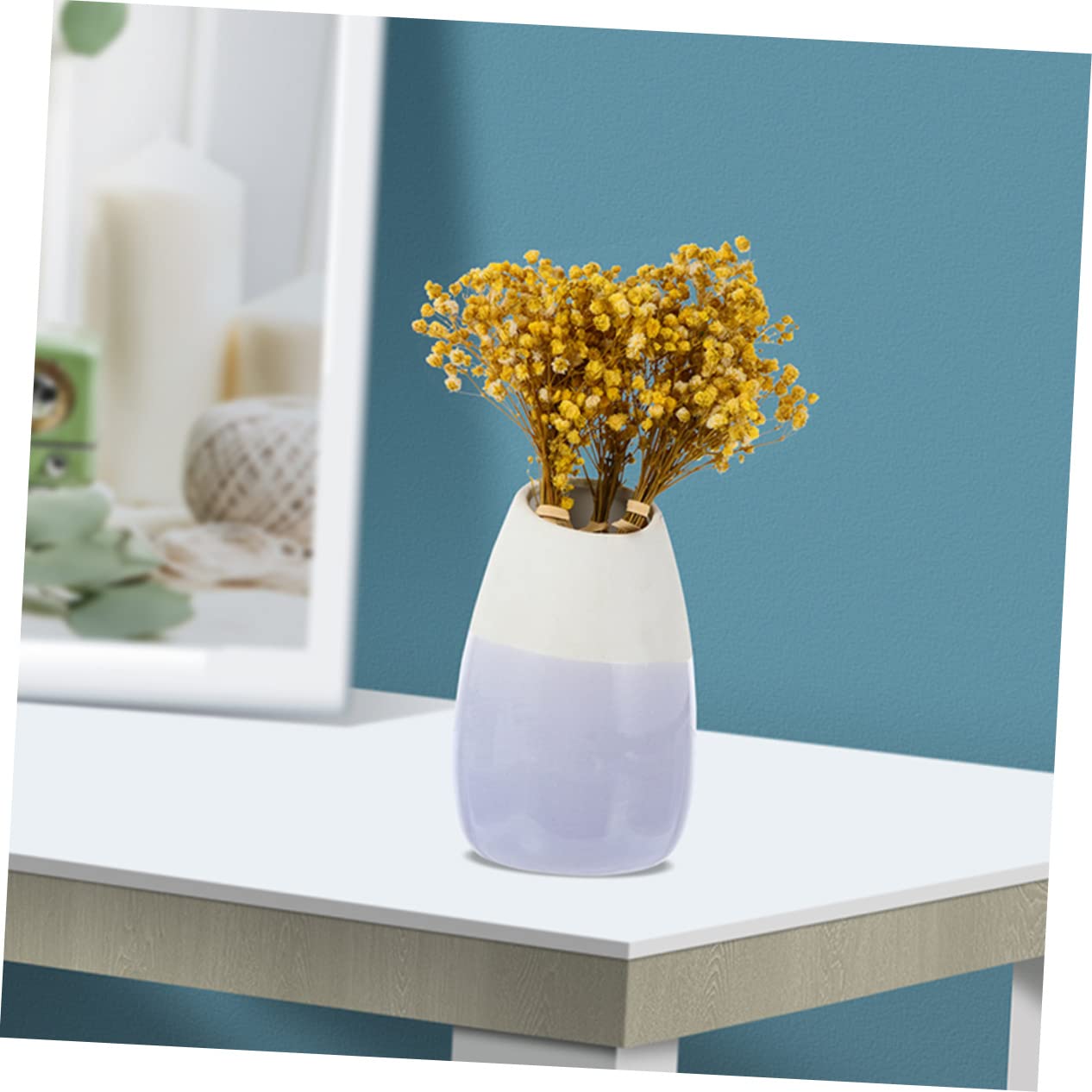 24stücke Trockenblumenstrauß Atem Kunstblumen Für Hochzeits Und Partydekoration Bouquet Für Kreative Arrangements