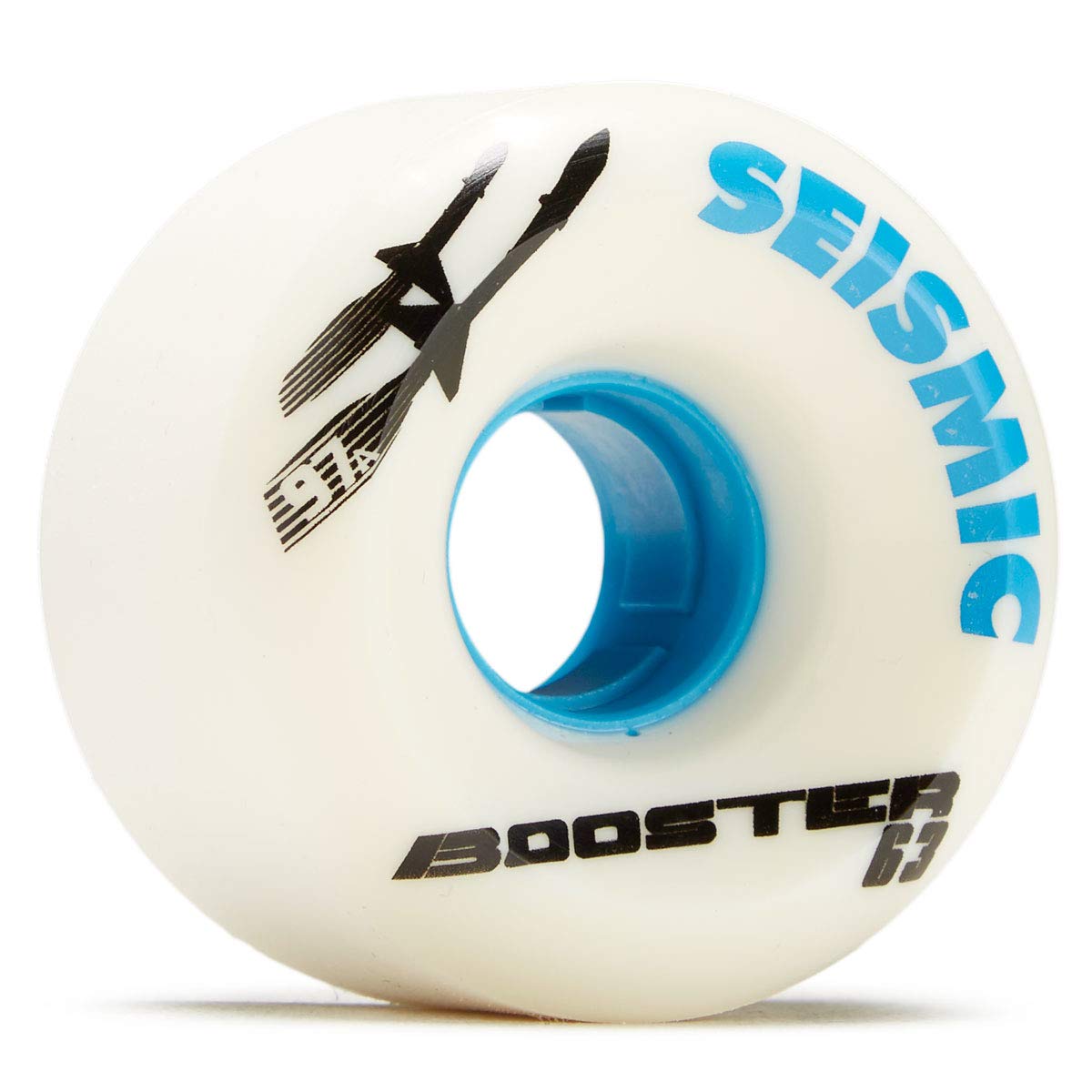 Seismic Booster 97a Longboard Wheels - White - 63mm