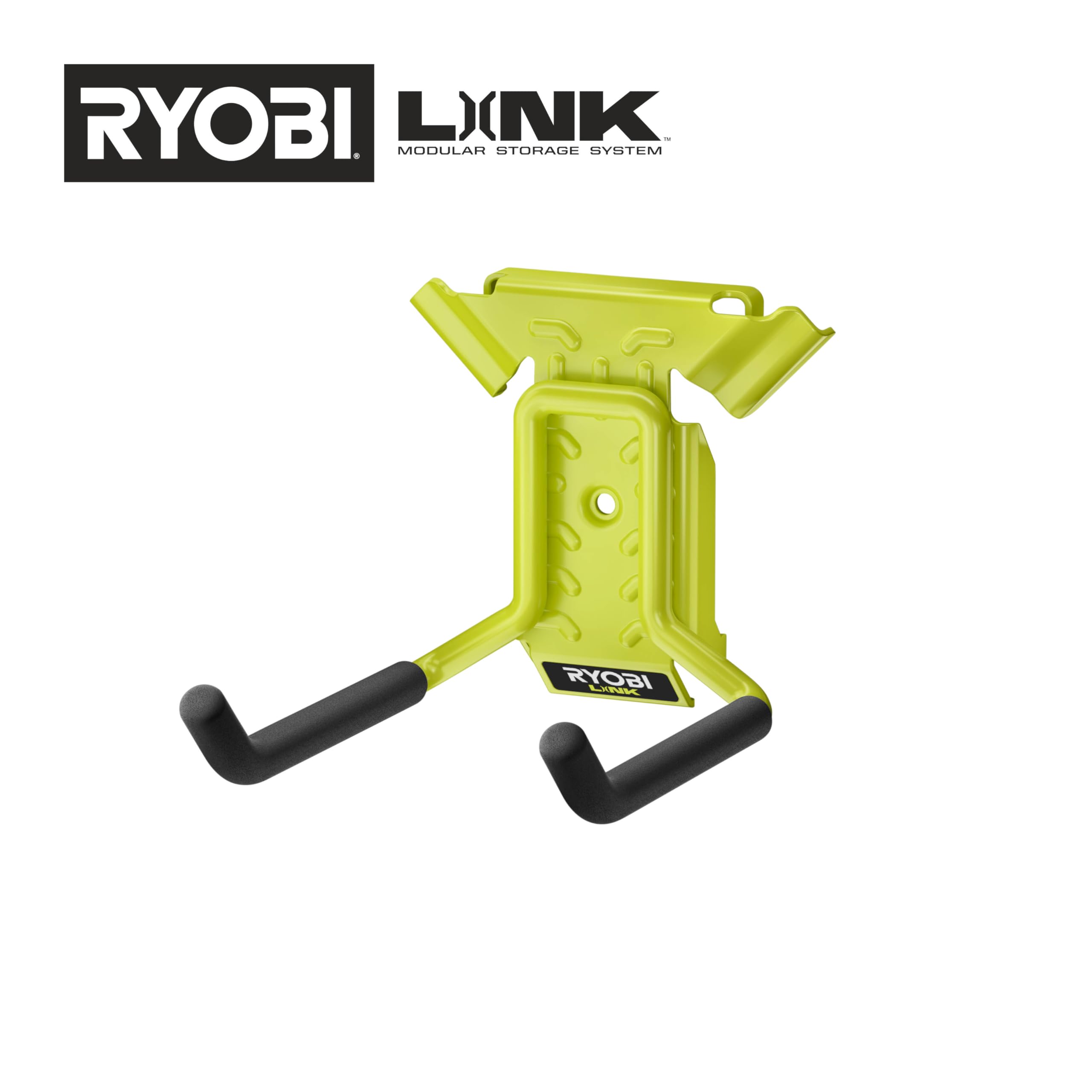 RYOBI - Pack Démarrage Mural LINK - RSLWPK-7PC - Rangement Modulaire, Rails, Crochets, Garage Organisé