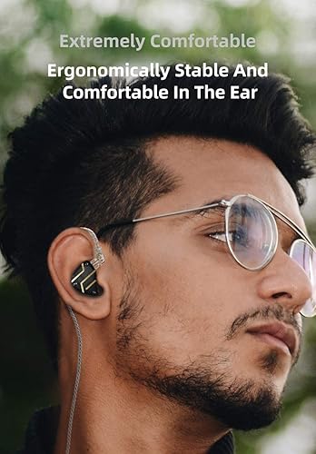 Miniatura 7 de CCA C10 Pro - Monitor de oído HiFi 1DD 4BA híbrido de cinco controladores intrauditivos, carcasa de aleación de aluminio+auriculares con cable de