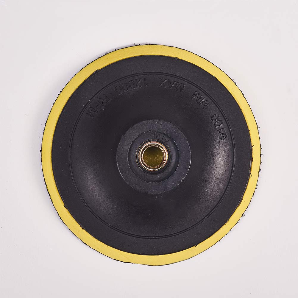 Utoolmart 5 inch Hook and Loop Backing Pad, Grinder Sanding Polishing Sticky Disc, Backing Backer Pad, Orbital Sander Polisher Sanding Pad, for Random Orbit Sander Polish Buffer, 1Pc