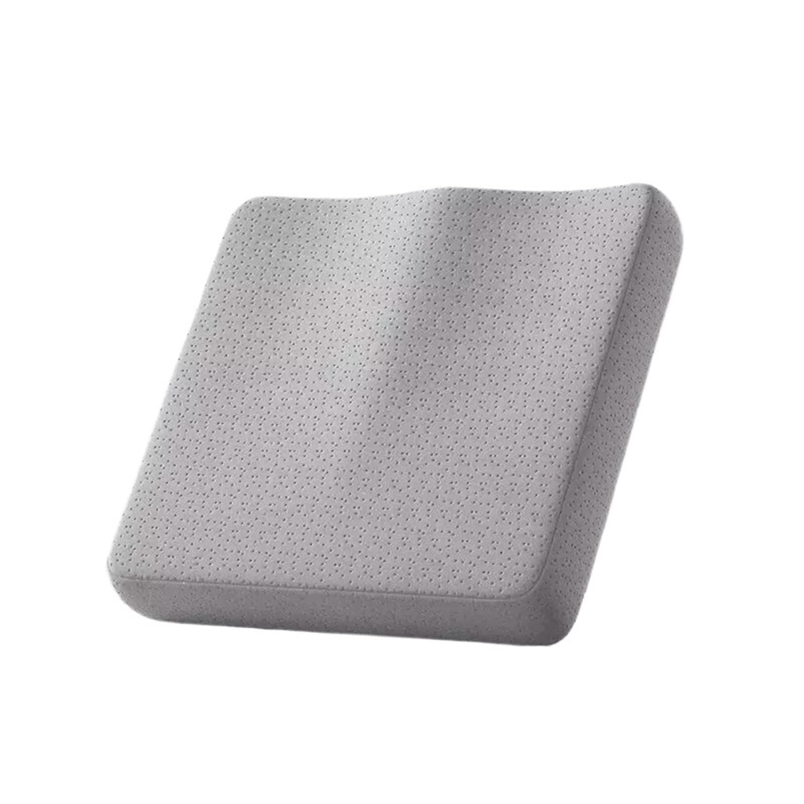 RYNVRNCOE 1pcs Memory Foam Seat Cushion Comfortable Soft Coccyx Pillow Car Office Interior Accessories(Light gray)