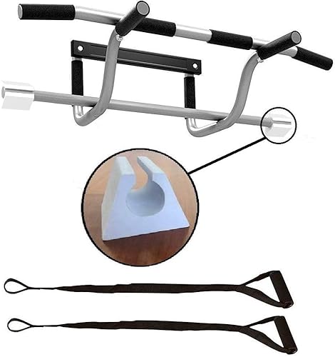 El gimnasio patentado original de triple puerta, como se ve en la televisión, protege tu puerta con nuestros nuevos soportes de espuma sólida blanca