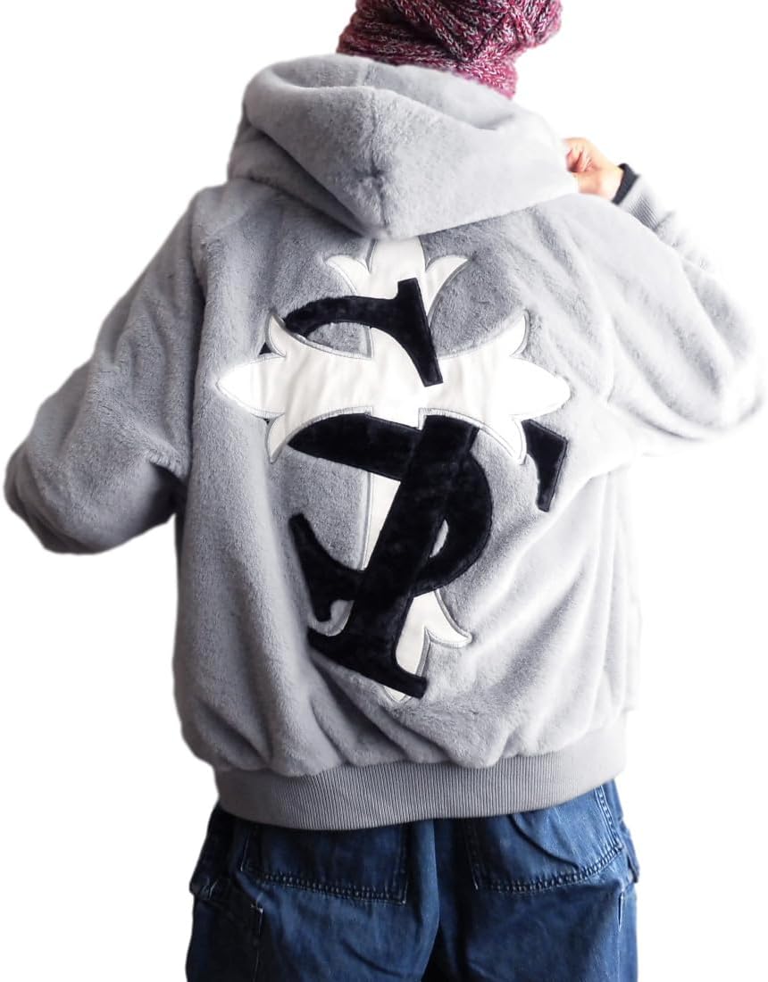 DIESEL ファー フード レザー ロングコート ジャケット 平成 パンク