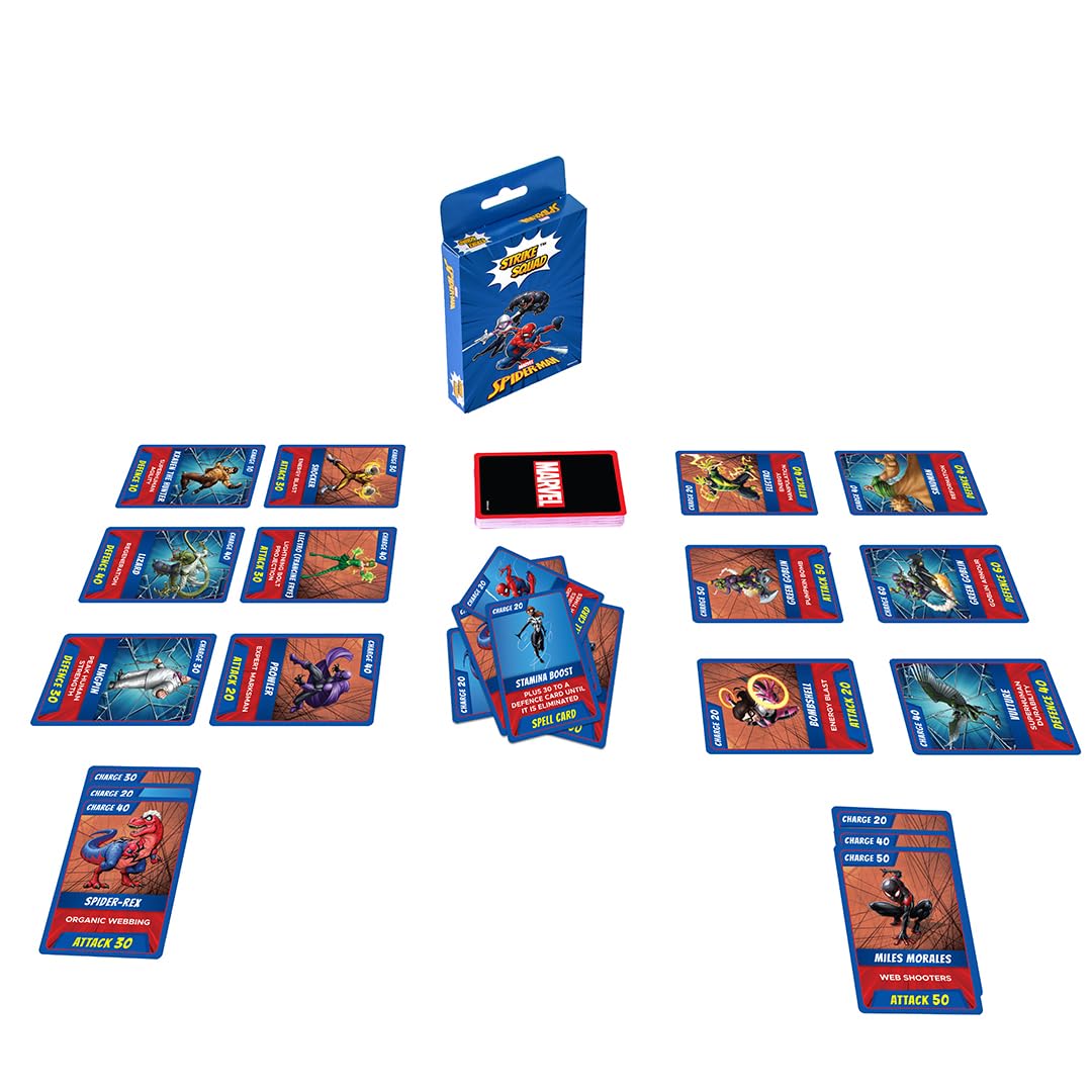 Clash Card Game Spider- Man Edition| Clash in The Marvel Universe for Families and Kids | Ages 8 and Up | for 2 to 6 Players | Fun Family Gifts (B0DFYYYNGN) Amazon Price History, Amazon Price Tracker