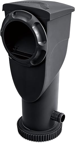 Summer Waves P53FX150K SkimmerPlus - Sistema de bomba de filtro de limpieza de agua para piscina con marco sobre el suelo, 1500 galones, color negro
