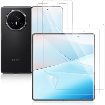 Pack of 2 HD Clear Tempered Glass Screen Protectors for Honor Magic V3