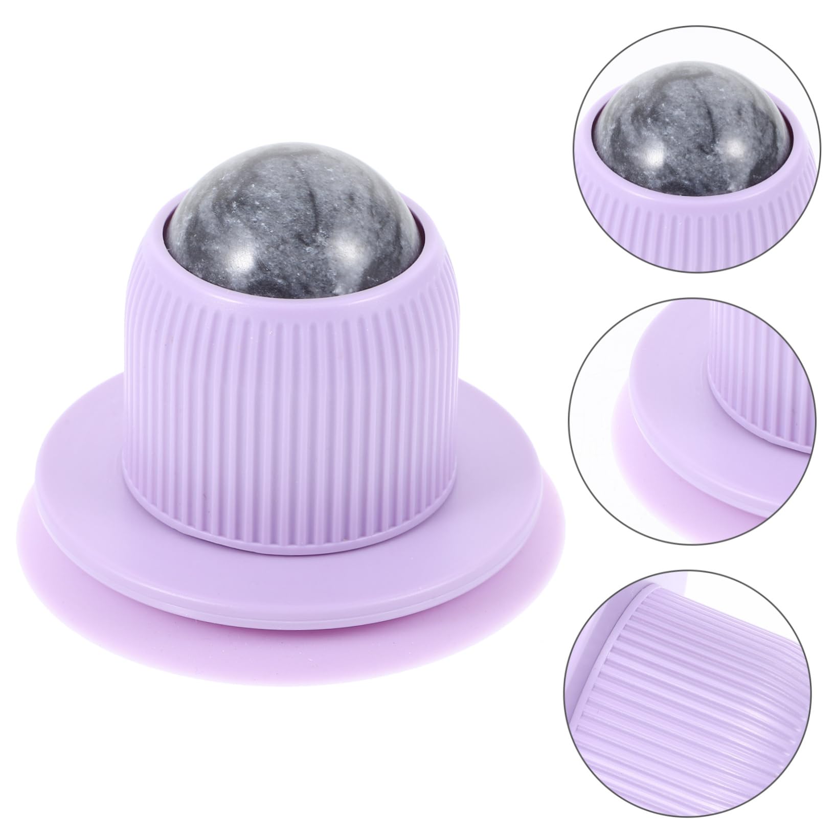 Beavorty 5 Pz Massaggiatore a sfera rotante coppette schiuma palla massaggiante decontratturante muscolare comodo strumento di rilassamento muscolare macchina per massaggio linfatico