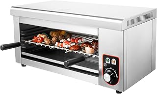 Cheese Melter Electric 1500W 110V Commercial Salamander Broiler BBQ Grill Cheese Melter Commercial Countertop Grill Raclette for Restaurant Home Grilling Steaks Fish, 122-572°F