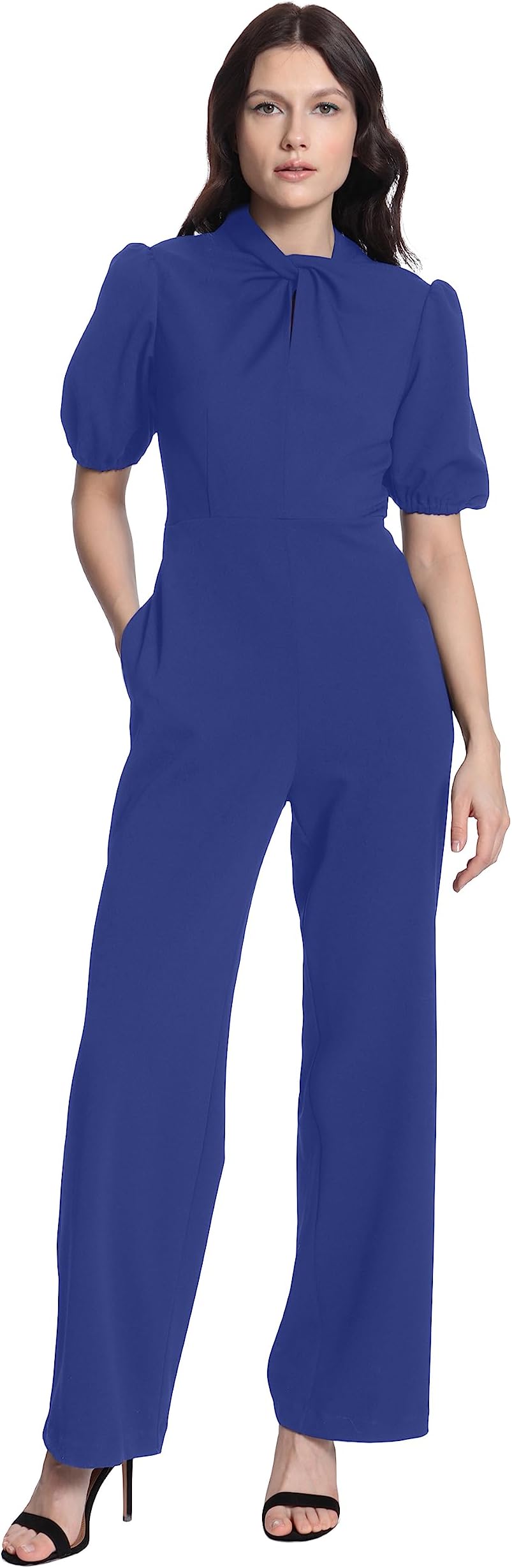 Donna Morganwomens Donna Morgan Women's Dresses Sleek Style Jumpsuit Office Workwear Event Guest of Donna Morgan Women's Dresses Sleek Style Jumpsuit Office Workwear Event Guest of (pack of 1)