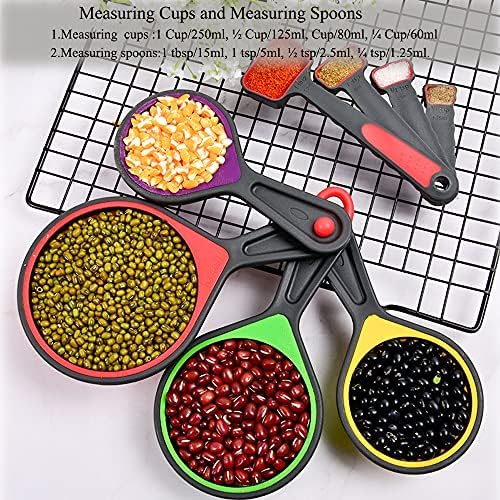 Canning Supplies Starter Kit, YIAE 23pcs Canning Kit Preserving Set Home Canning Tool Set Preserving Funnel Set for Canning Pot with 8pcs Measuring Tools, Label and Chalk for Food, Fruit and Pickle