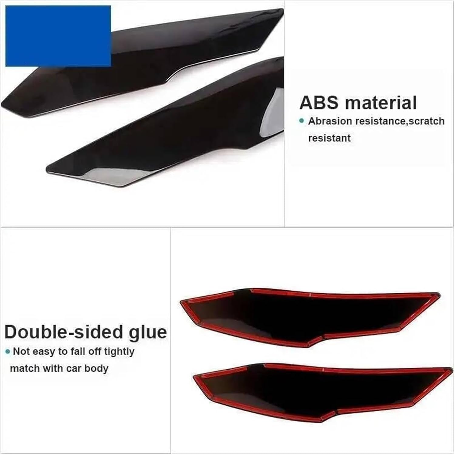 Smoky Black Car Headlight Light Lamp Decoration Cover Compatible With Ford Mustang 2018 2019 2020 2021 2022 2023 Up Accessories