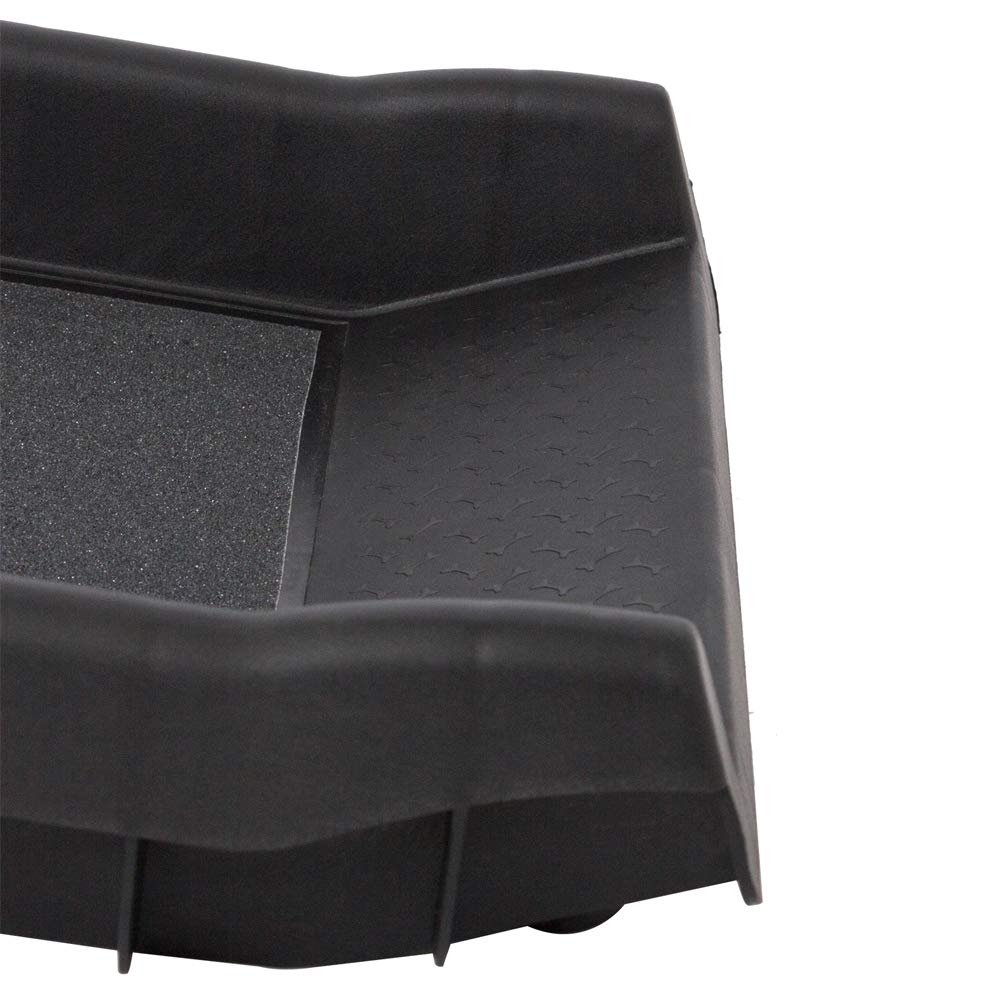 Petigi Hunderampe Hundetreppe Hundeautorampe Kofferraumrampe für Haustiere Steighilfe rutschfest leicht Einstiegsrampe Autoeinstieghilfe 156 x 40 cm Rampe