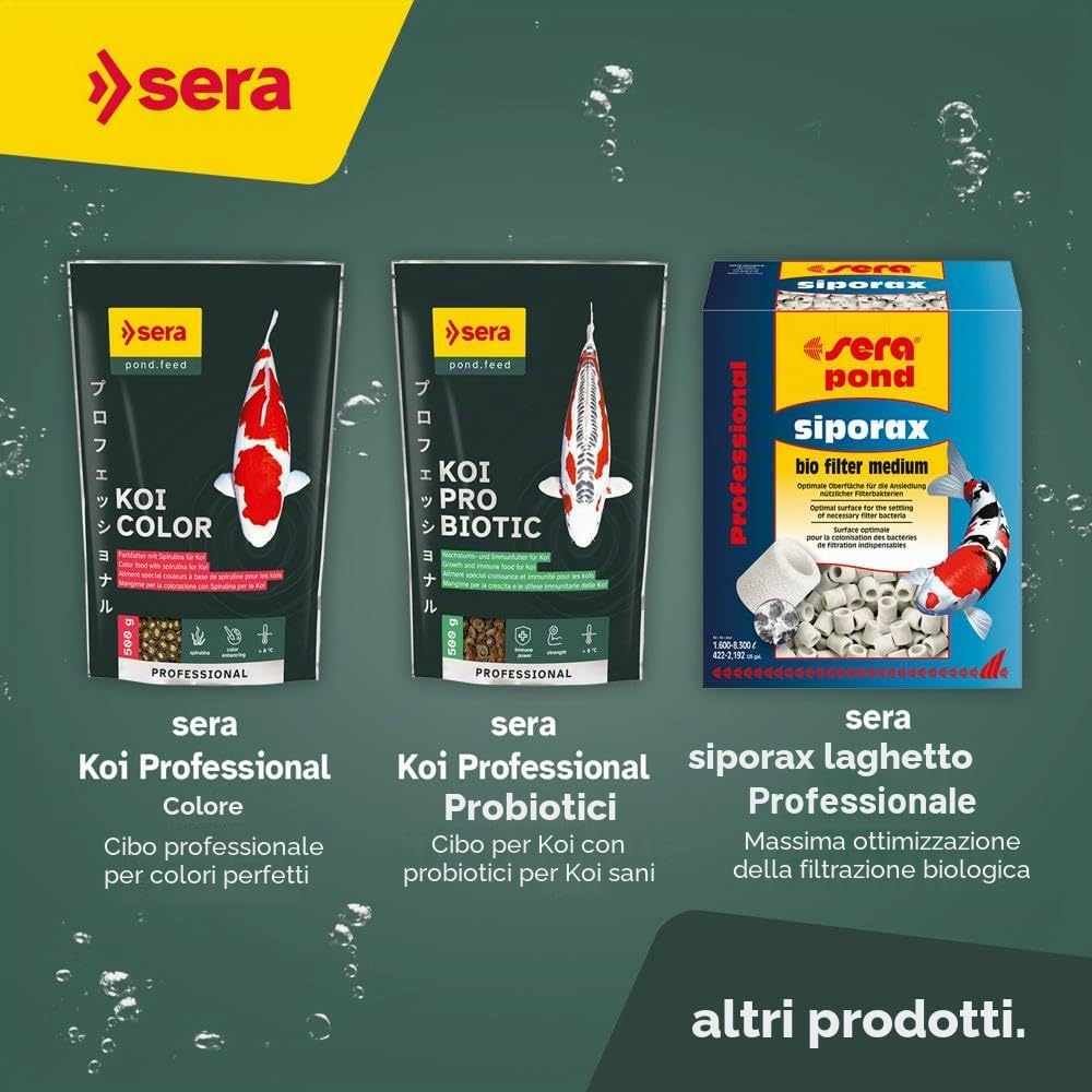 sera koi professional spring & fall 2,2 kg | mangime per Koi 2.200 g | facilmente digeribile