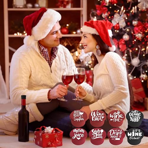 Miniatura 6 de 8 divertidos tapones de vino, regalos para amantes del vino para mujeres, accesorios de vino para amantes del vino, divertidos tapones de vino
