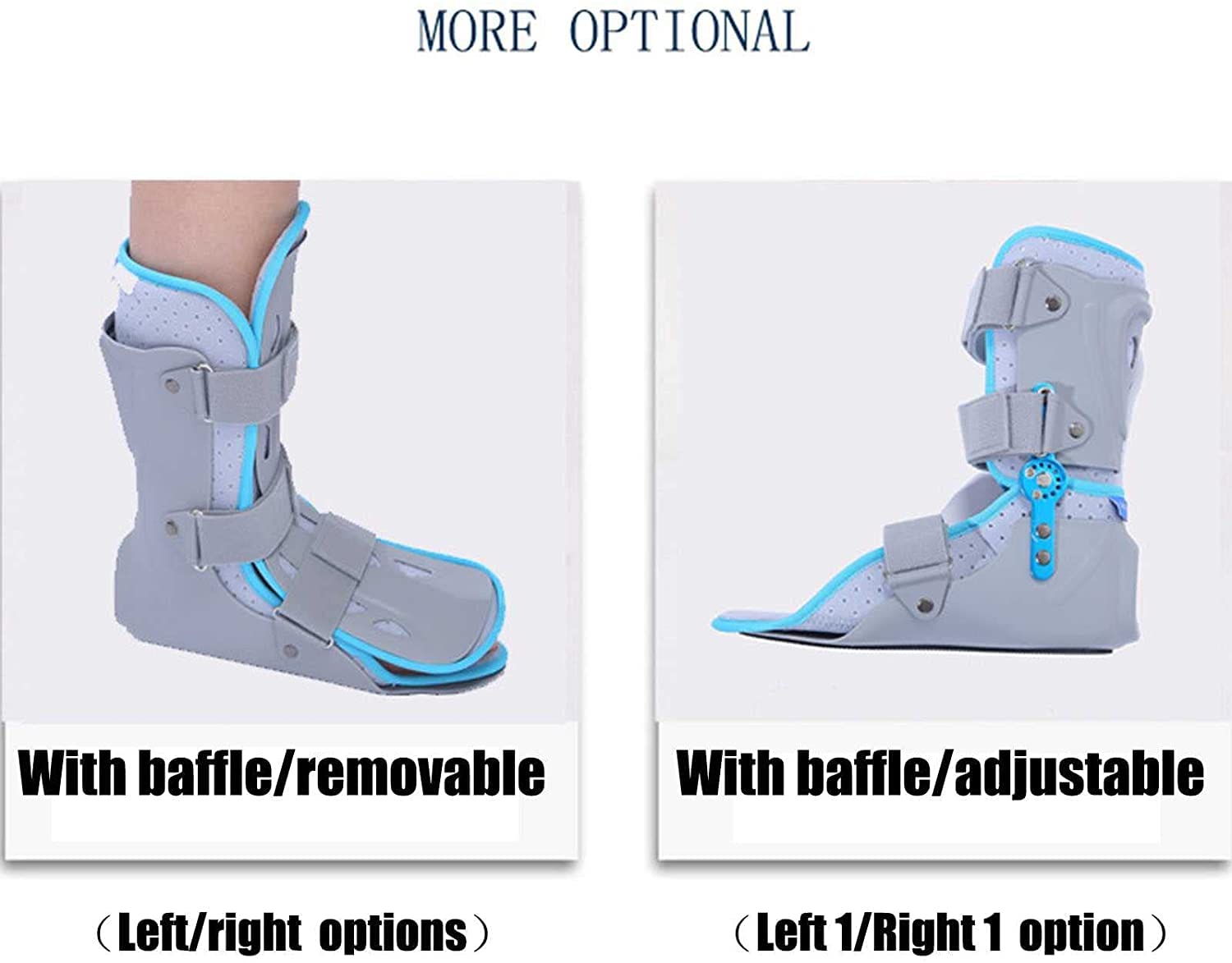 Bota para Caminar Bota para Fractura para pie Roto Fractura de Tobillo Soporte para Bota para Caminar Bota para Fractura Bota para Caminar superligera para Tobillo Torcido Tobillera para Mujeres y