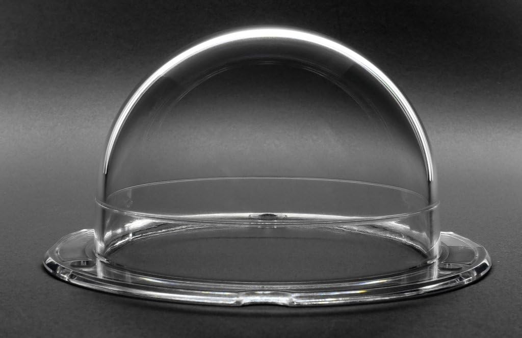 JMX Acrylic / PC CCTV Camera Housing Skylight Window (W: 3.5“ H: 2.52", Transparent)