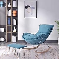 ロッキングチェア　１脚 レザーチェア 背座一体ロッキング仕様 モノタロウ 肘掛あり