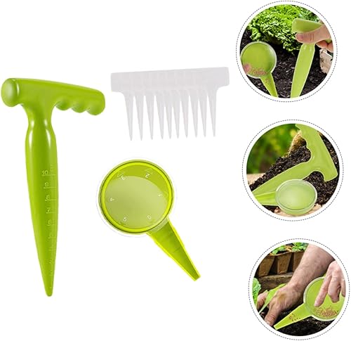 Miniatura 8 de Totority 1set Garden Planting Tool Kit Plastic Sowing Spreader and Planter Includes Maker and Plant Labels for Use