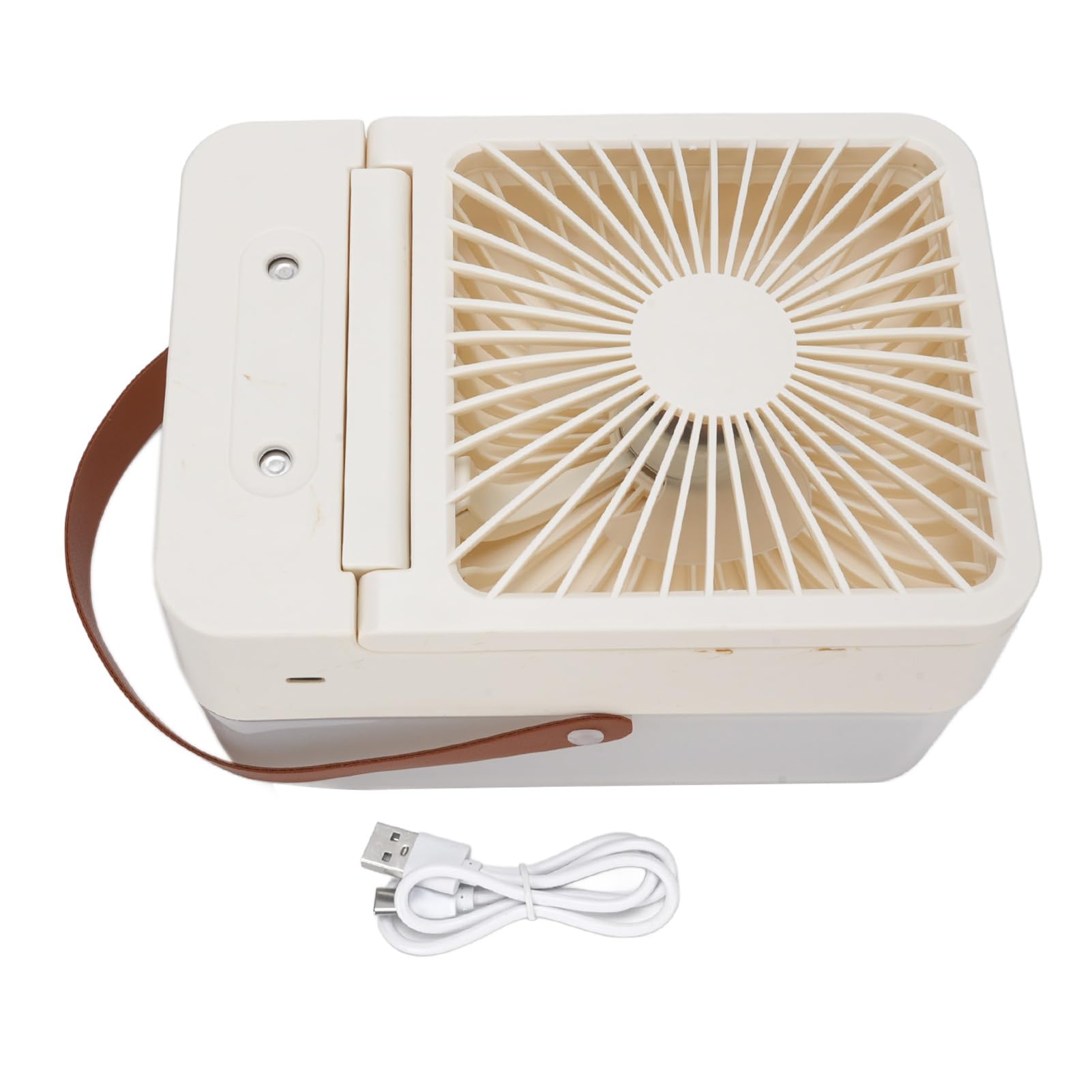 Desktop Humidifier Fan Quiet Battery Operated Portable Desk Cooling Fan with 2 5L Water Tank Multifunctional Desktop Humidifier